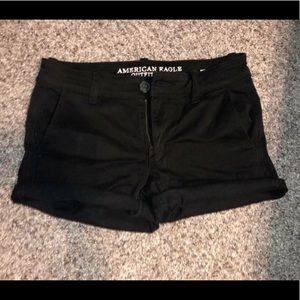 Black Midi American Eagle Shorts